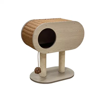 Moderno legno di Cat Scratch Casa Kitten Condo tavolo Scratcher PET Divano letto Toy Mobili