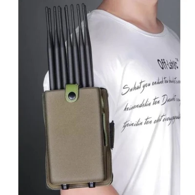 Portatile 18-Band 5g Mobile Signal Jammer LoJack 2g 3G 4G Jammer di segnale VHF UHF Wi-Fi 5g GPS