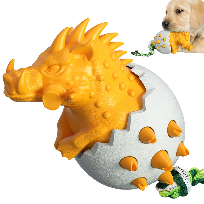 Dinosaur Egg Wild Boar Egg Molar Stick Dog Chew Toy Training Interactive Chewing Toy