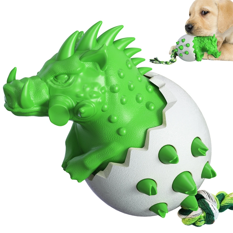 Dinosaur Egg Wild Boar Egg Molar Stick Dog Chew Toy Training Interactive Chewing Toy