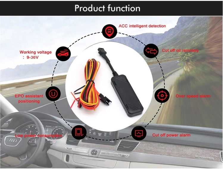 Auto Electronic GPS Tracking Device 2g SIM Card GPS GSM Chips Real Time Tracking Motorcycle Vehicle Wholesale Mini Fleet Management GPS Tracker