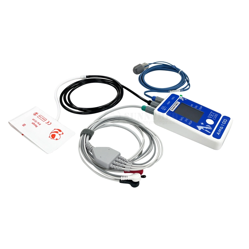 Sy-Am6100 Pet Monitor Electrocardiograph Monitoring Comprehensive Tracking and Monitoring