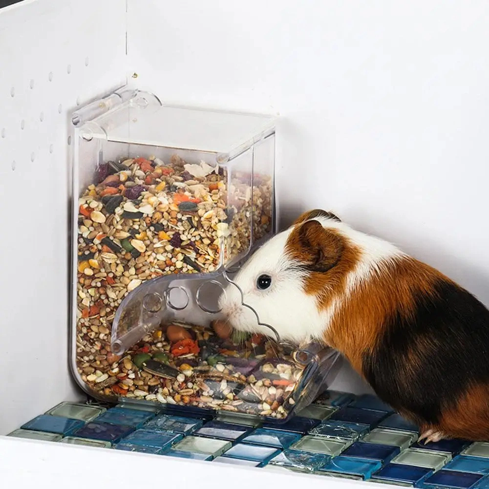 Plastic Pet Food Dispenser Feeder for Small Pets Hamster Rabbit