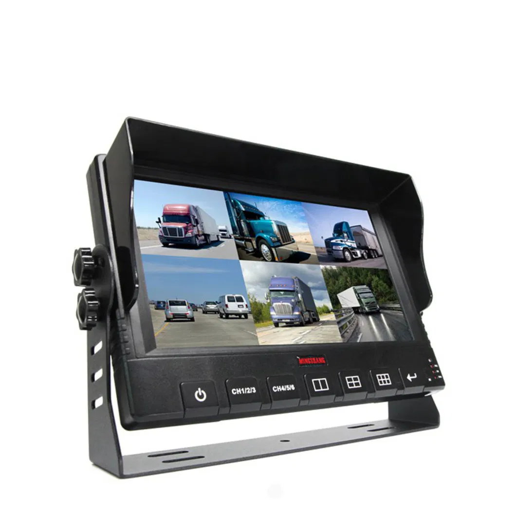 9&quot; 6CH HD Vehicle Monitor Ai Mobile DVR with Bsd, Adas, DMS