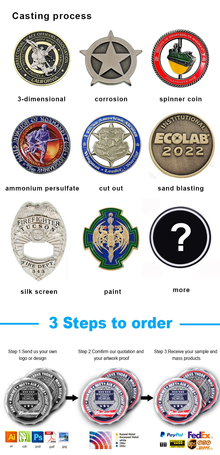 Wholesale High Quality Custom Metal Husky/Hot Dog/Bulldog/Space/Corgi Enamel Challenge Souvenir Coin