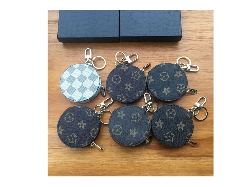 Ea142 Illustre Hollywood Drive Key Holder Initial Women Wholesale Keychain Luxury Purse Leather Charms for Accessories Hand Cute Designer Luxury Bag Charm