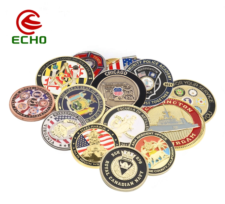 Wholesale Bulk Cheap Custom Gundam Rhino Toonie Orangutan Komodo Dragon Metal Challenge Souvenir Coin