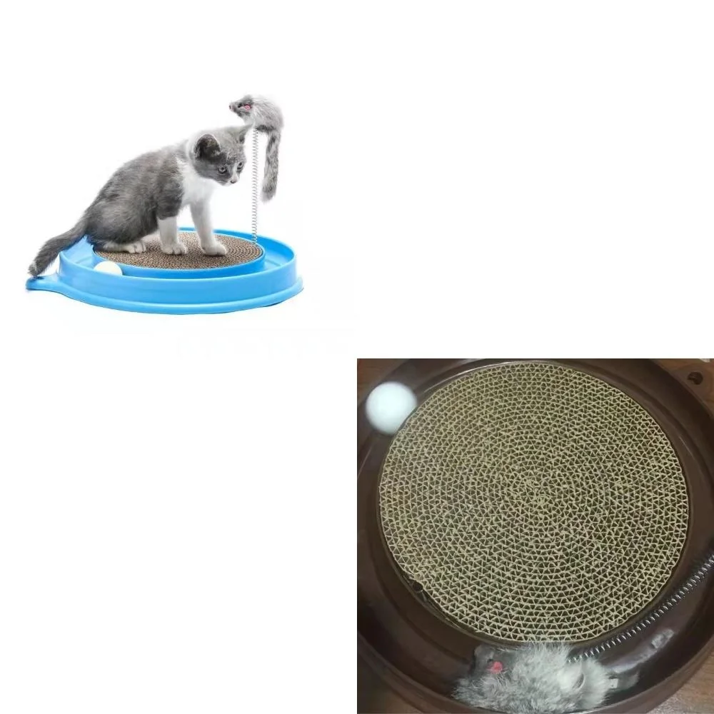 Pet Scratching Toys Funny Cat Toy Cat Scratcher and Cardboard Round Wbb18586