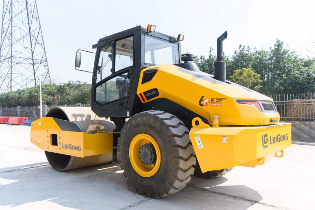 Liugong 14ton Mini Sheep Feet Road Roller Compactor Clg6114e in Stock