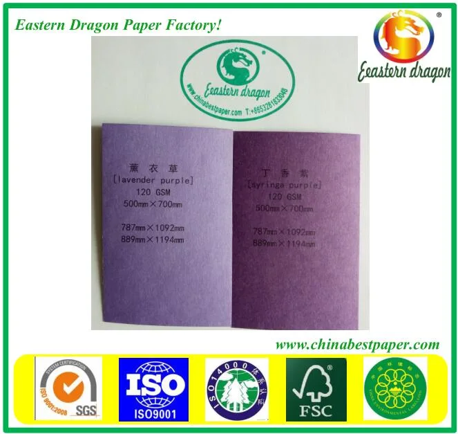 Low price color offset paper/color paper