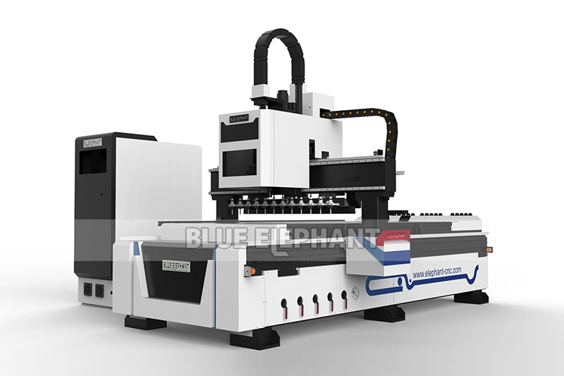 Hot Sale Jinan Blue Elephant 1325 Linear Automatic Tool Changer CNC Router for Wood Furniture Industry for Sale in Canada