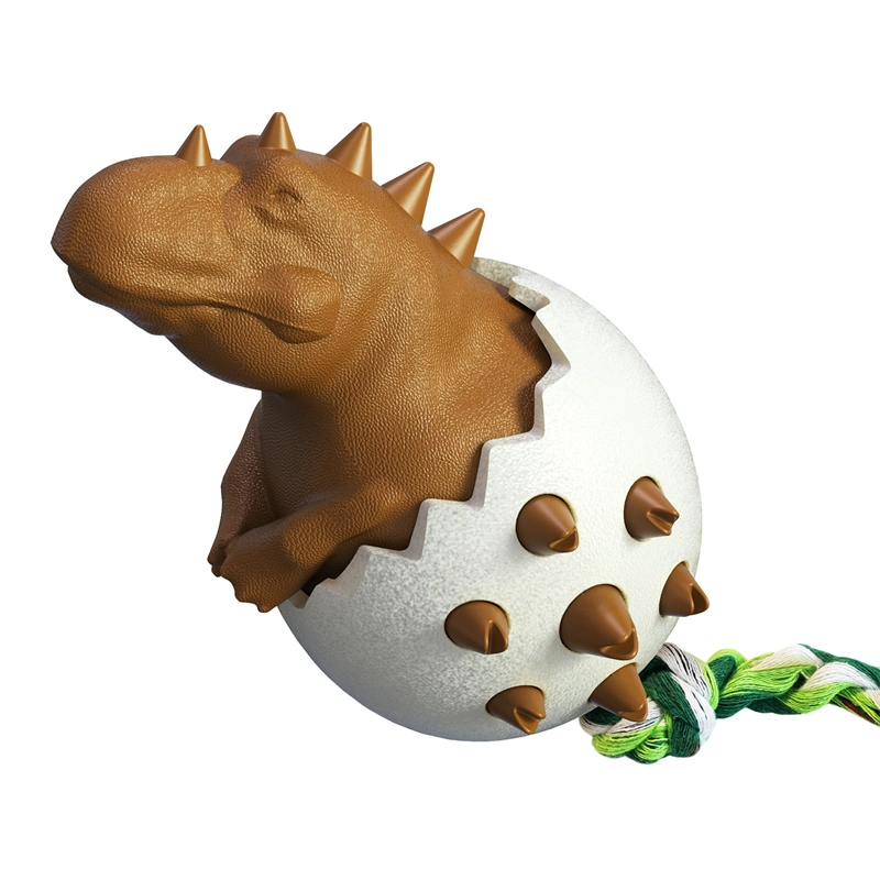 Dinosaur Egg Wild Boar Egg Molar Stick Dog Chew Toy Training Interactive Chewing Toy