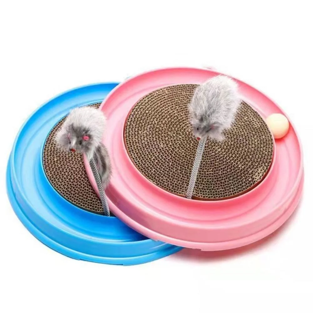 Pet Scratching Toys Funny Cat Toy Cat Scratcher and Cardboard Round Wbb18586