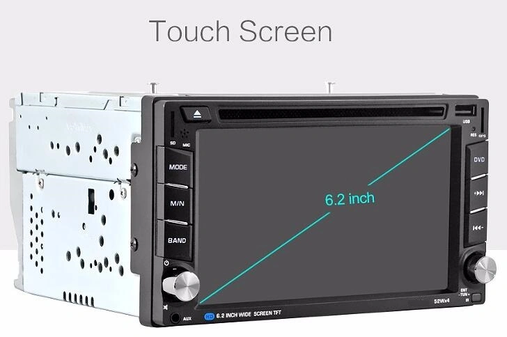 Two DIN Universal Car DVD Player/Audio Player with GPS Navigation