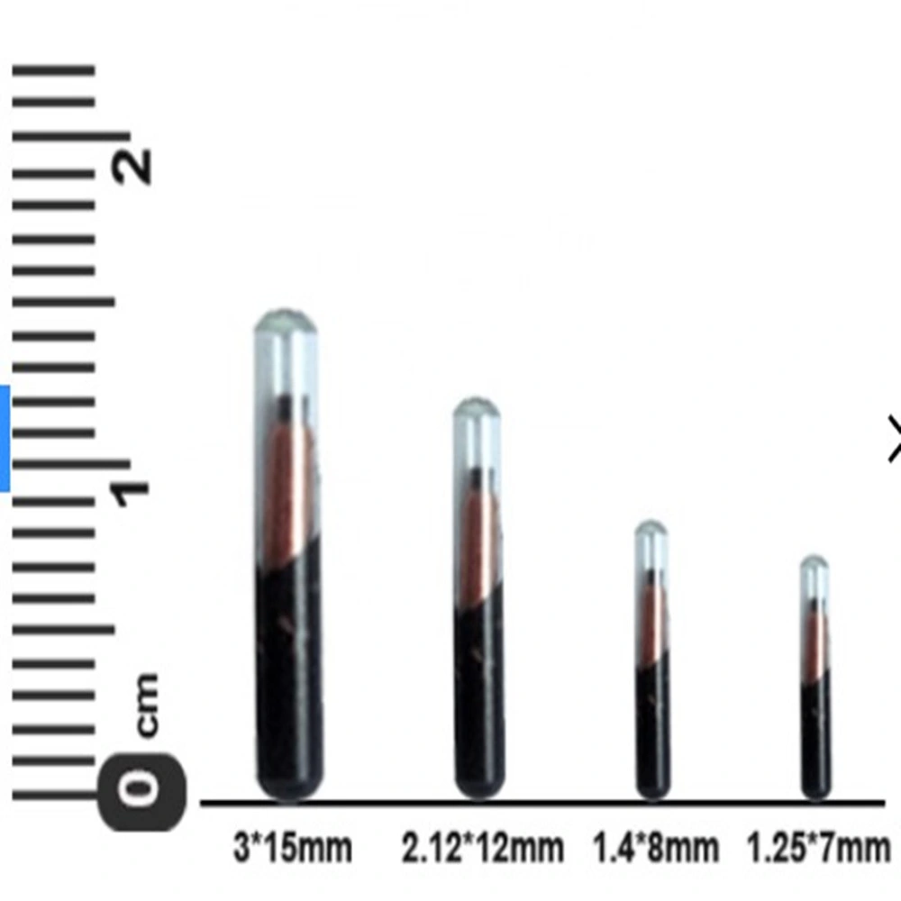 134.2kHz Animal Tracker Pet Microchip RFID Glass Tag with Syringe