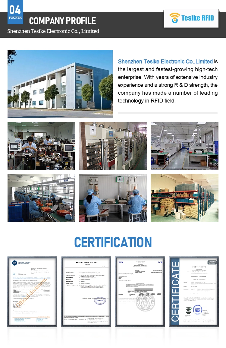 Fdx-B 125kHz 134.2kHz Pet Microchip for Animal Diseases Control