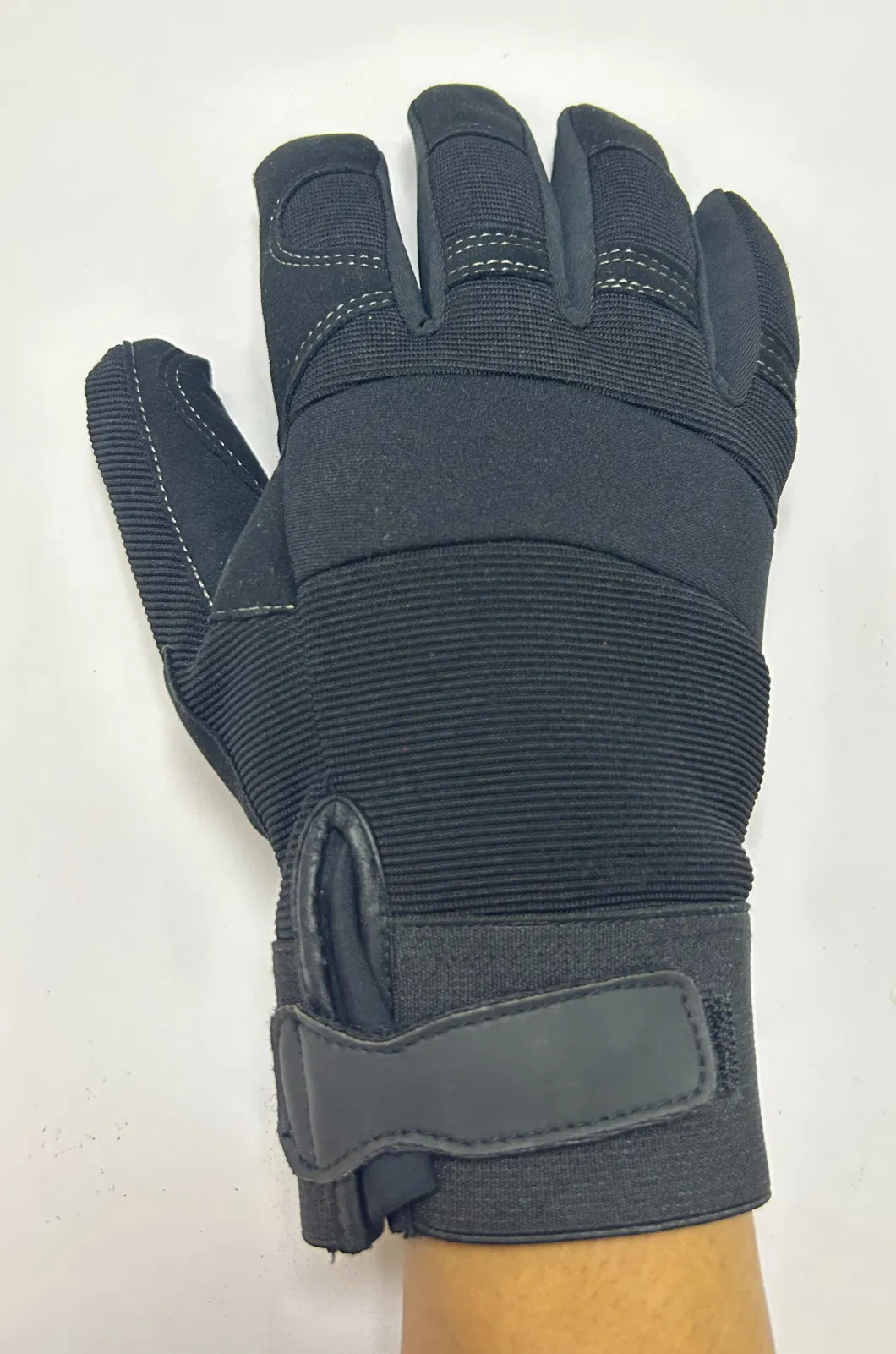 Cow Split Leather Winter Safety Work Mechanic Gloves