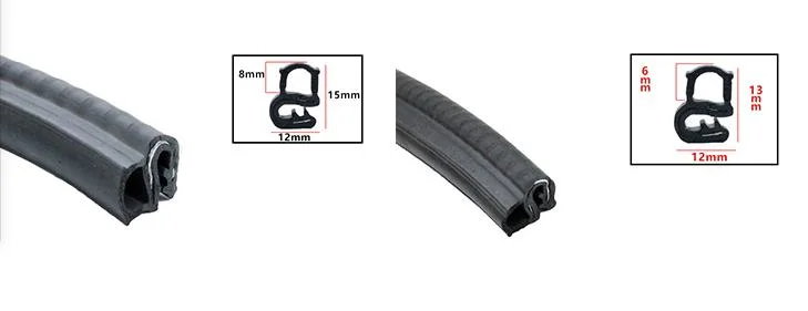 Customized Rubber Profile Co-Extrusion PVC Rubber Door Seals Gasket for Container