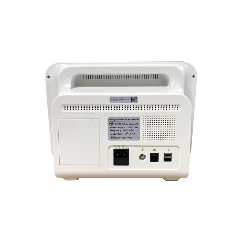 Sy-C005V-1 Medical Hospital Clinical Equipments Veterinary Use ECG SpO2 Temp Patient Monitor