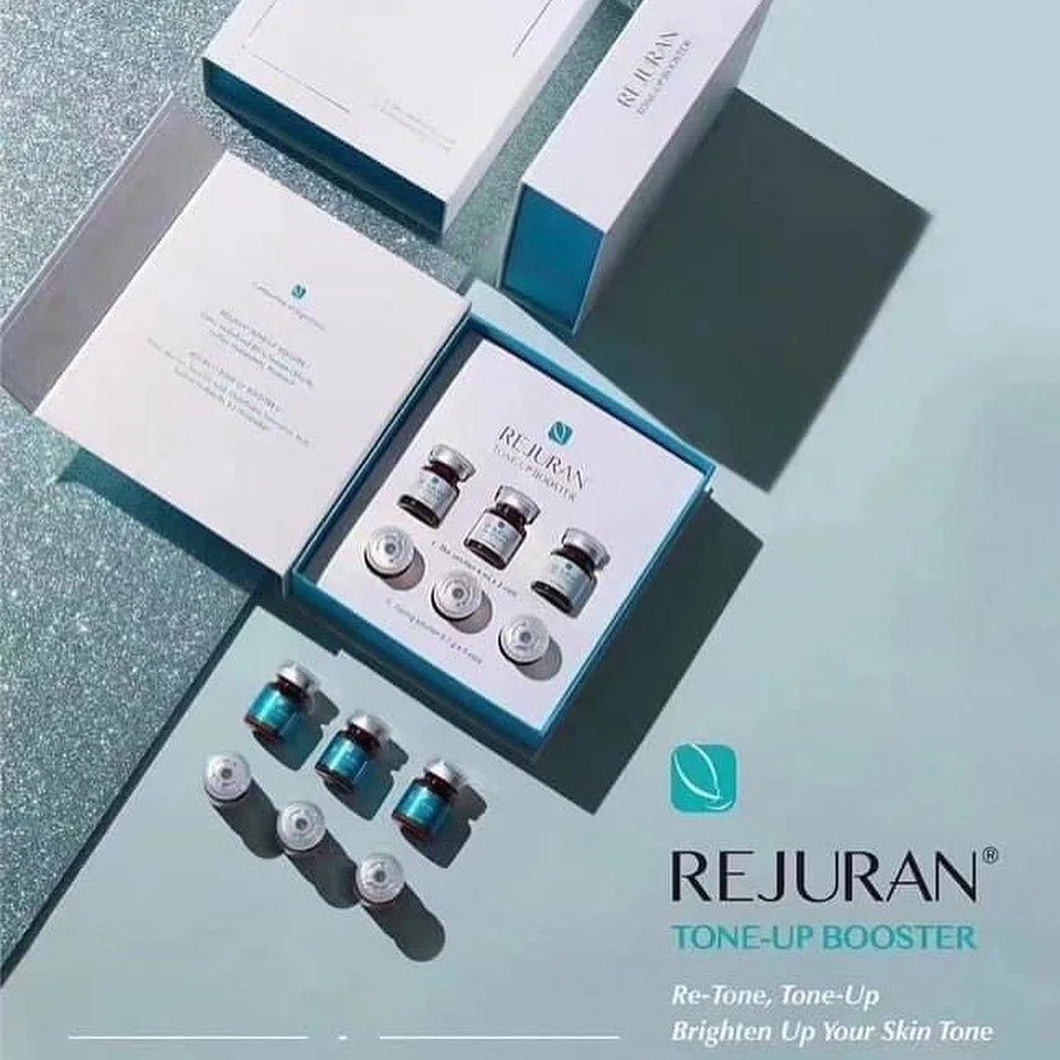 The First Cocktail Mesotherapy Solutions Brighten up Your Skin Tone Two Formulations with Dual Action Rejuran Tone-up Booster Injection Shiny Glowing The Skin