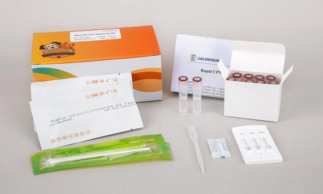 Canine Ccv&Cpv&Giardia Combo Rapid Test Kit