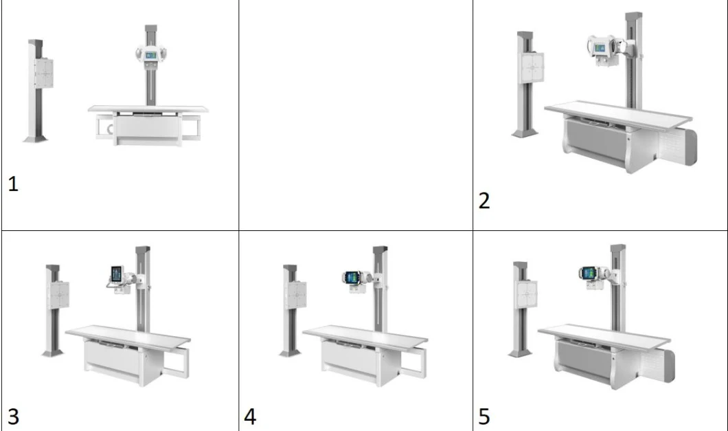 Hospital Equipment Medical Floating Table Digital 32kw X-ray Radiography System Dr