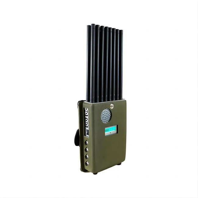 Handheld 18-Band 5g Mobile Signal Jammer Lojack 2g 3G 4G 5g Wi-Fi GPS UHF VHF Signal Jammer