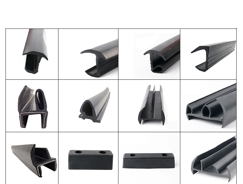 PVC Extrusion Profile Rubber Door Seals Gasket for Container