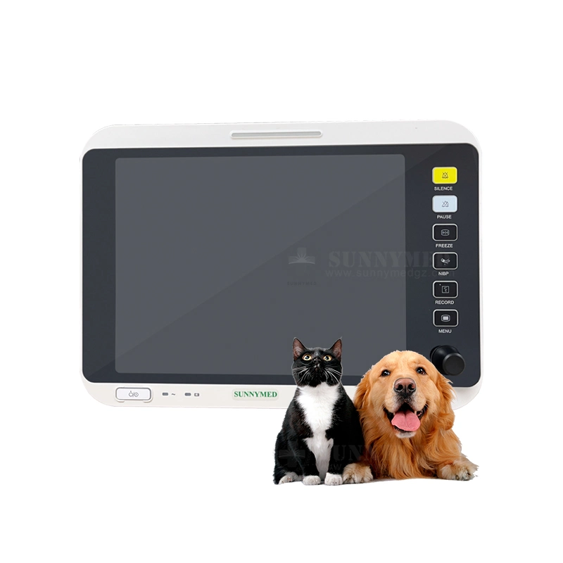 Sy-C005V-1 Medical Hospital Clinical Equipments Veterinary Use ECG SpO2 Temp Patient Monitor