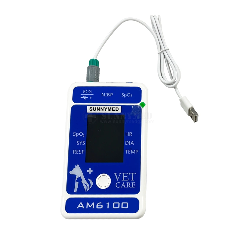 Sy-Am6100 Electrocardiograph Monitoring Comprehensive Tracking and Monitoring Monitor for Veterinary Hospital