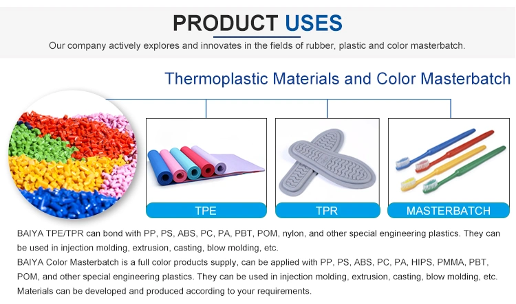 Top Quality TPE TPR Granules for Sole Insole Making TPR Plastic Elastomer