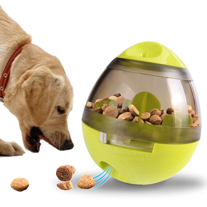 Feeder Tumbler Pet Food Ball, Slow Feeder Treat Iq and Metal Stimulation for Dogs &amp; Cats, Funny Dog Foraging Toy Esg10654