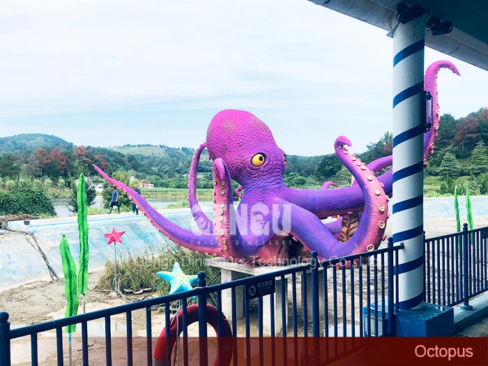 Giant Simulated Sea Animal Octopus Models