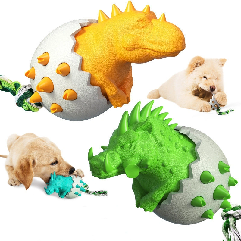 Dinosaur Egg Wild Boar Egg Molar Stick Dog Chew Toy Training Interactive Chewing Toy