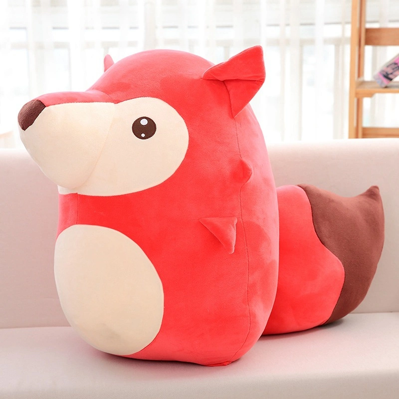 Lovely Design New Plush Fox Toy Soft Stuff Cartoon Fox Funny Plush Animal