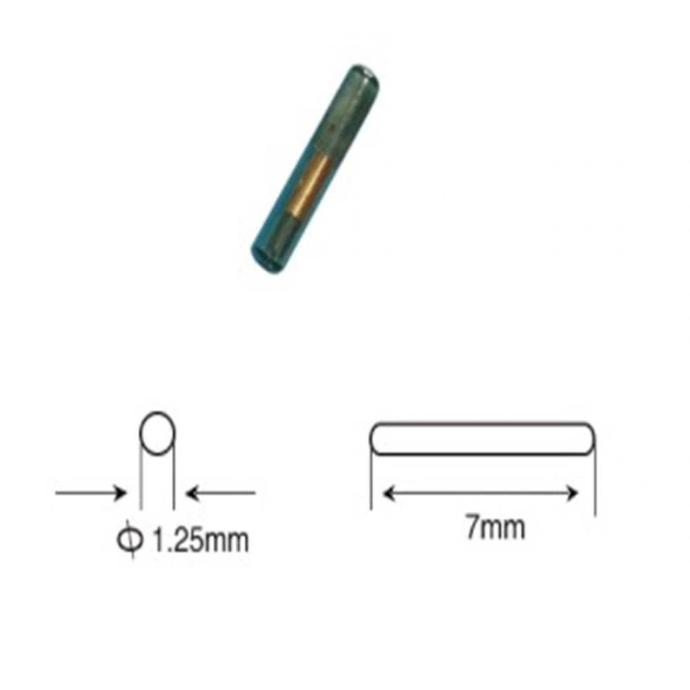 134.2kHz Animal Tracker Pet Microchip RFID Glass Tag with Syringe