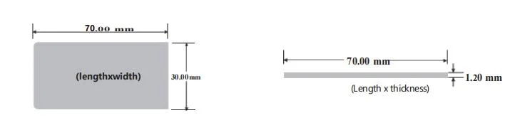 Printable RFID UHF Flexible Anti-Metal UHF RFID Tag Soft on Metal for Asset Tracking and Asset Management