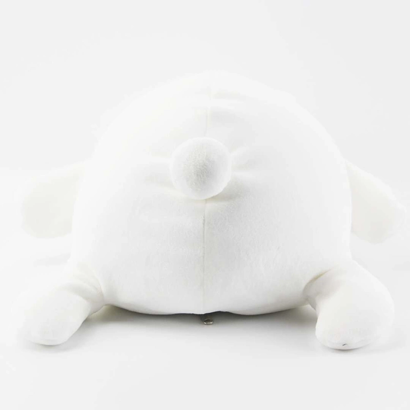 Cute Custom White Polar Bear Stuffed U Shaped Pillow Cushion