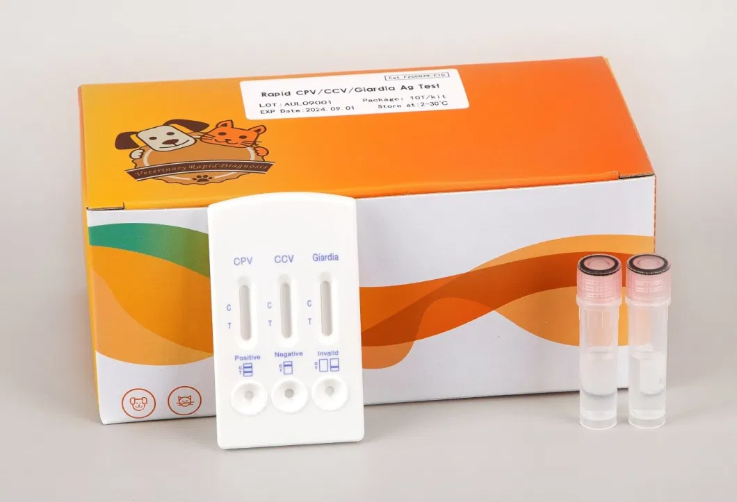 Kit Dog Test Cpv/Ccv/Giardia 3 in 1