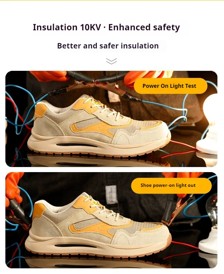 Labor Insurance Breathable Men 2023 New Summer Section Odor-Proof Net Surface Movement Leisure Tide Shoes Sneakers Men Work