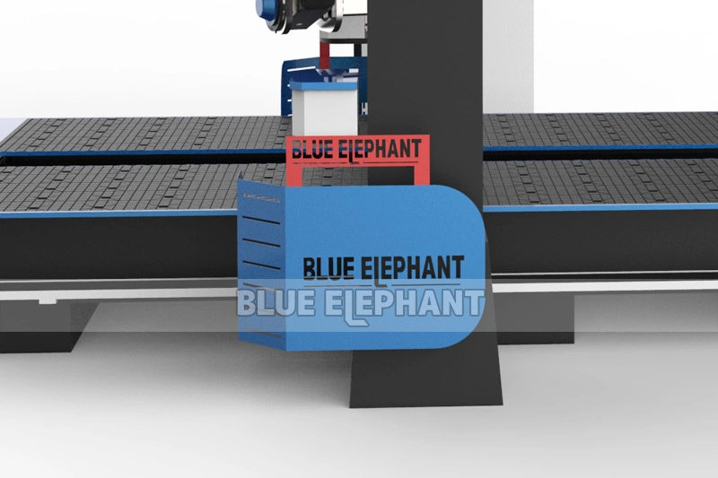 Jinan Blue Elephant New Machine 5 Axis 1224 CNC Router with Yaskawa Servo Motor for Furniture for Sale