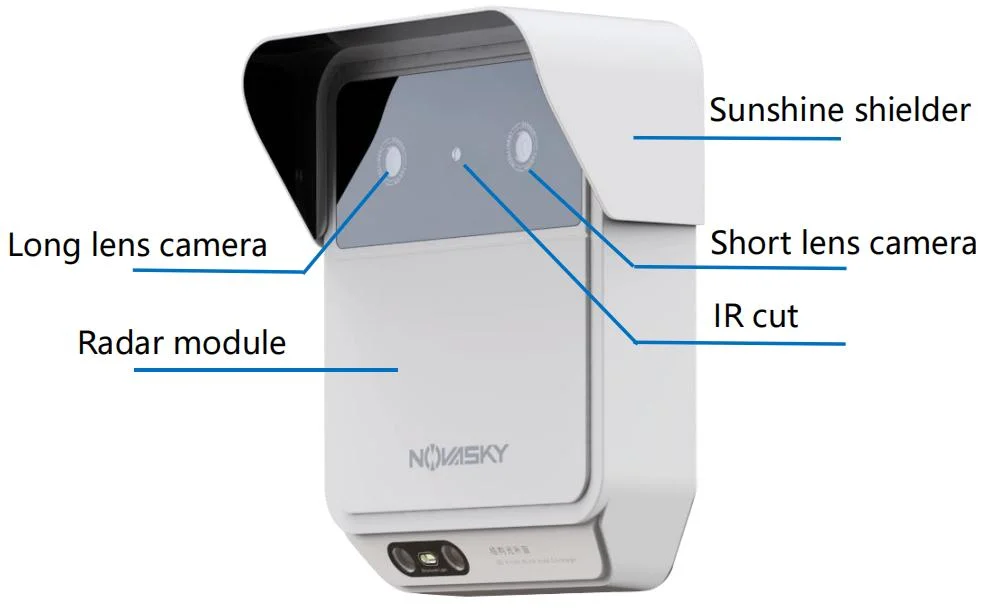 Highly Integrated Radar Camera Surveillance System Perimeter Surveillance Security Alarm System