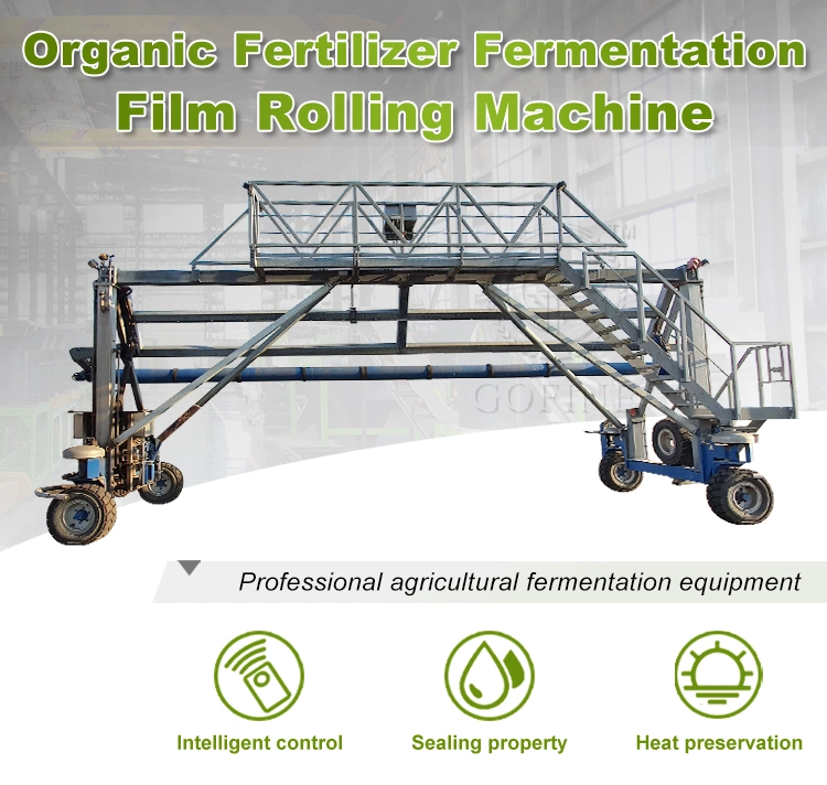 Agriculture Waste Cow Dung Composting Organic Fertilizer Making Machine