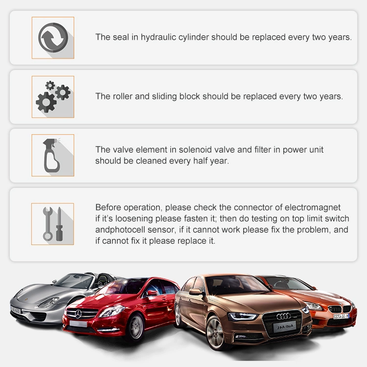 Two Post Double Level Car Parking Lift/Hydraulic Lifting Equipment/Vertical Parking System