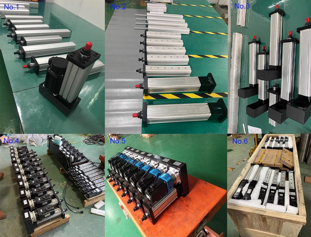 Reverse Electric Actuators Linear Motion Servo Cylinders with Motor or Without Motor