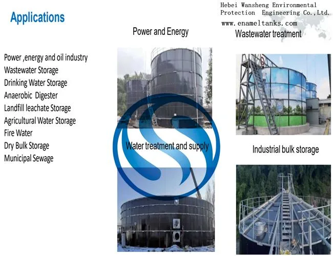 Gfs/GLS Tanks for Drinking Water/Potable/Firefighting Water/Wastewater Storage