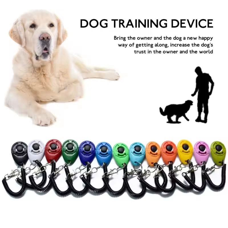 Dog Training Clickers with Wrist Strap Durable Pet Training Behavior Products for Cats Dogs Whistle and Clicker to Stop Barking