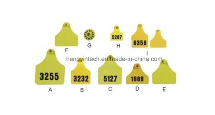 Animal Tracking Number Plastic Ear Tag Cattle