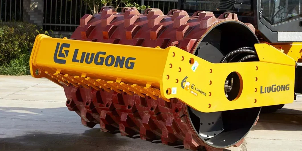 Liugong 14ton Mini Sheep Feet Road Roller Compactor Clg6114e in Stock