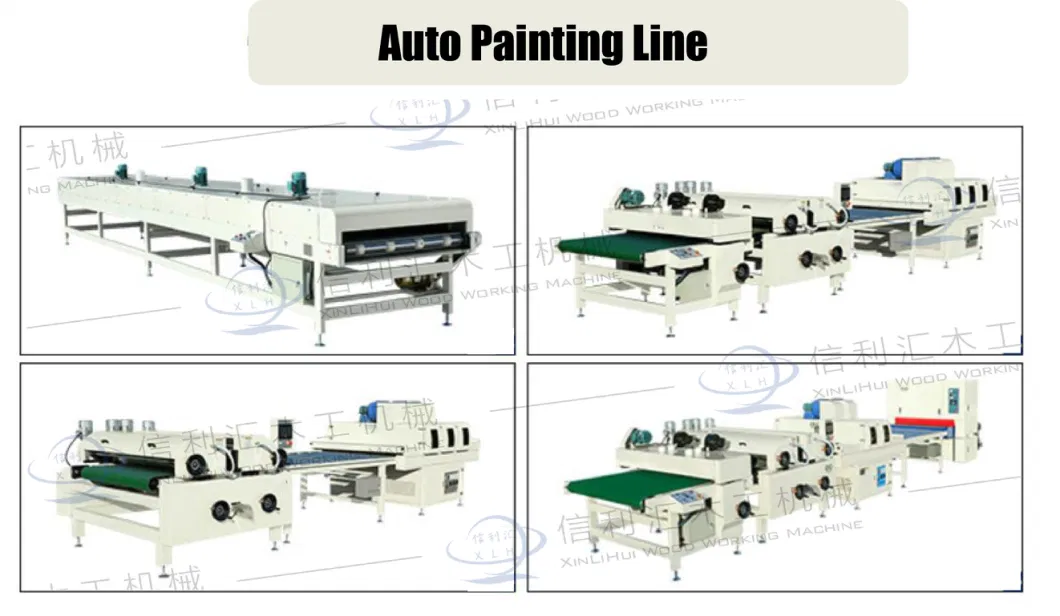 Double Roll Reverse Roller Coater Machine Wood Finishing with UV Curable Coatings Glass Magnesium Board Primer, Top Coat or Coloring of Furniture,